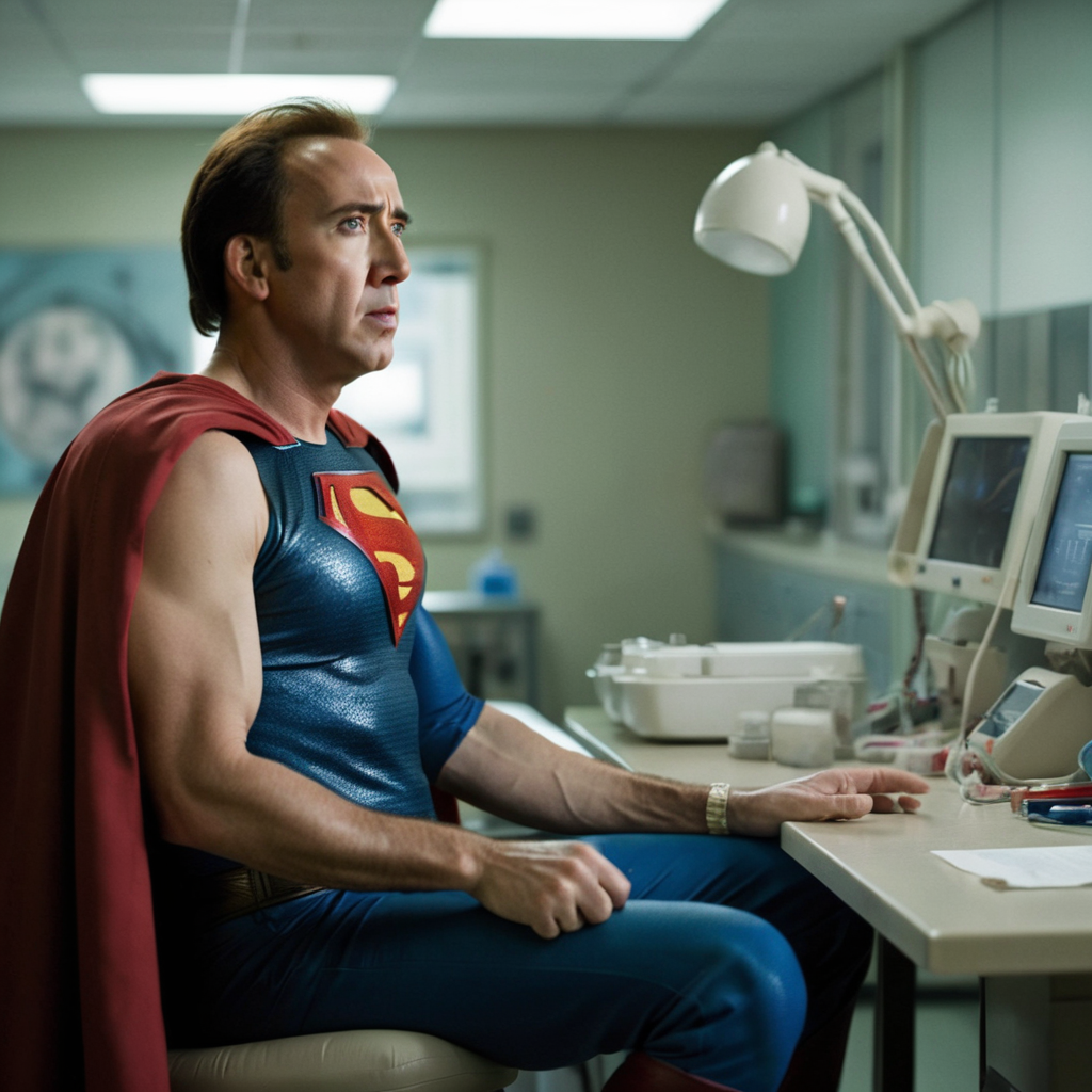 00081-[number]-4076992817-nickcage personbattles supervillains at a dialysis clinic as Superman. The scene is captured as a photorealistic still frame, ca.png